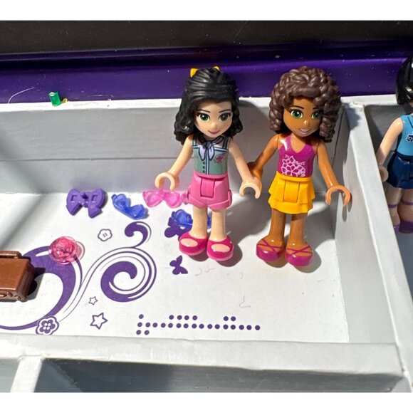 Lego Friends Carrying Case Plus Minifigures and Accessories Lot - Picture 9 of 16